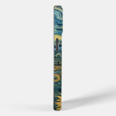 Sunflower Meadow in the Starry Night Case-Mate iPhone Case (Achterkant / Rechts)