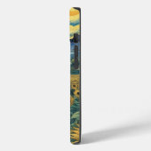 Sunflower Meadow in the Starry Night Case-Mate iPhone Case (Achterkant / Links)