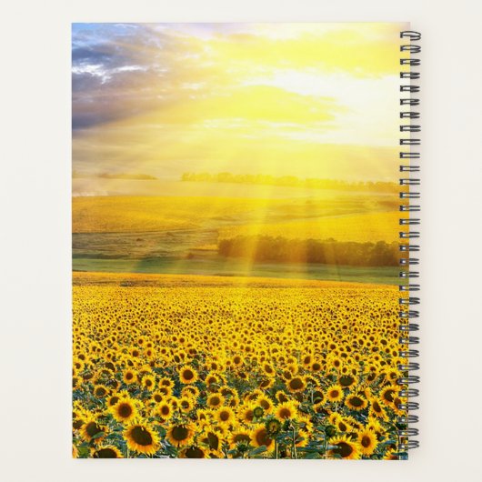 Sunflower Meadows Planner (Achterkant)