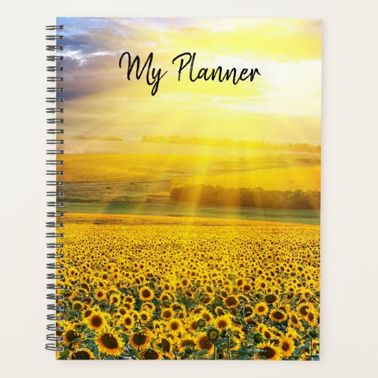 Sunflower Meadows Planner (Voorkant)
