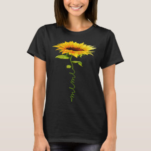 Sunflower Meme Moederdag Bloemen Funny Matching T-shirt