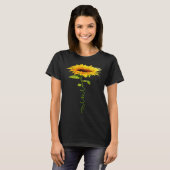 Sunflower Meme Moederdag Bloemen Funny Matching T-shirt (Voorkant volledig)