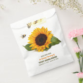 Sunflower Memorial Seed Packet Bedankzakje (Gezegeld)