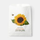 Sunflower Memorial Seed Packet Bedankzakje (Voorkant)
