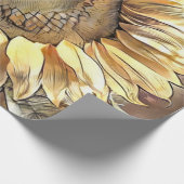 Sunflower Mirror Modern Art Collectie Cadeaupapier (Hoek)