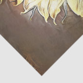 Sunflower Mirror Modern Art Collectie Tissuepapier (Detail)