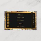 Sunflower Mirror Modern Art Collectie Visitekaartje (Achterkant)