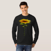 Sunflower Mommy Mother's Day Floral Funny Matching T-shirt (Voorkant volledig)