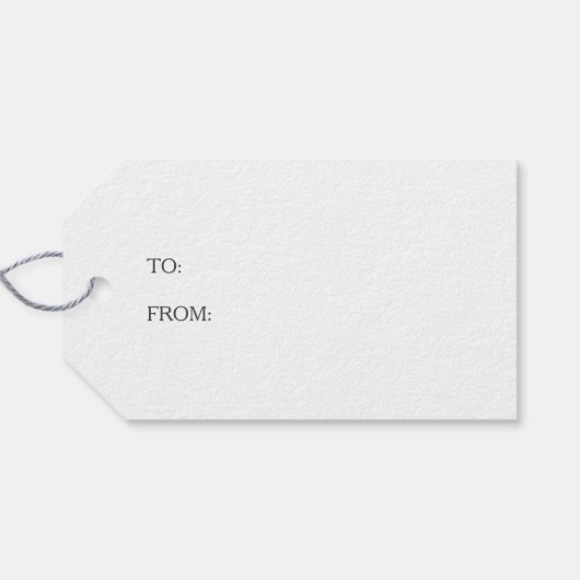 Sunflower Monogram Cadeaulabel (Achterkant Horizontaal)