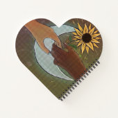 Sunflower Moon Notitieboek (Achterkant)