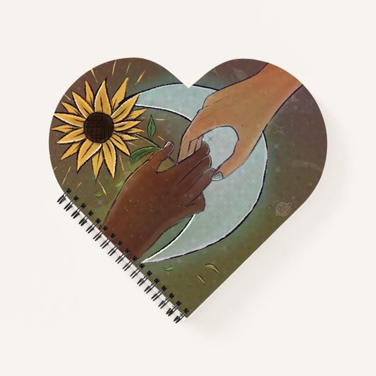 Sunflower Moon Notitieboek (Voorkant)