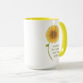 Sunflower Mother's Day Coffee Mug Mok (Voorkant rechts)