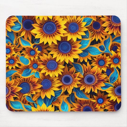 Sunflower Mouse Pad Muismat (Voorkant)
