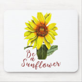 Sunflower Mouse Pad Muismat (Voorkant)