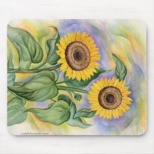 SUNFLOWER MOUSEPAD MUISMAT (Voorkant)