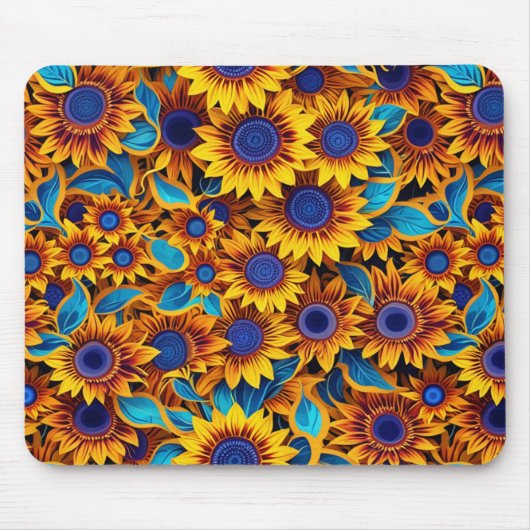 Sunflower Mousepad Muismat (Voorkant)
