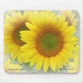 Sunflower Mousepad Muismat (Voorkant)