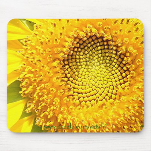Sunflower Mousepad Muismat (Voorkant)