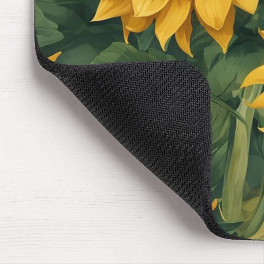 Sunflower Mousepad Muismat (Hoek)