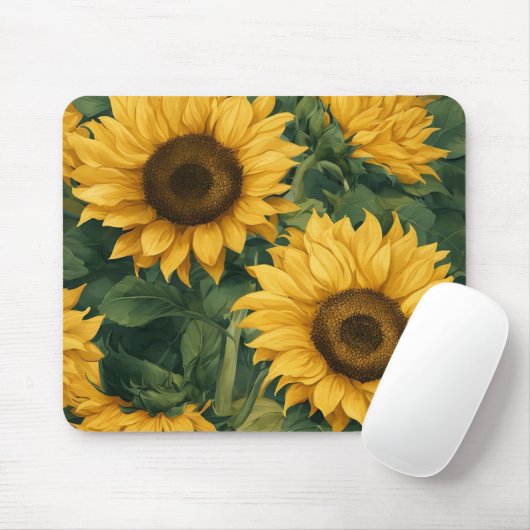 Sunflower Mousepad Muismat (Met muis)