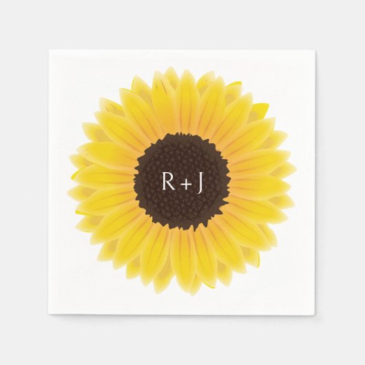 Sunflower Napkins Servet (Voorkant)