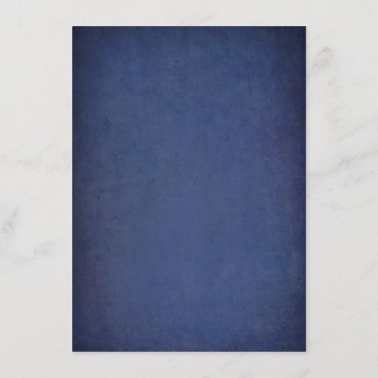 Sunflower Navy Wedding Informatie Gast Kaart (Achterkant)