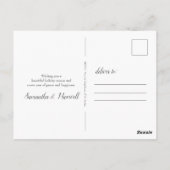 Sunflower New Home Sweet Home Moving Announcemet Briefkaart (Achterkant)