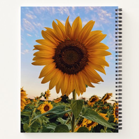Sunflower Notebook | Bloom Inspiration   Notitieboek (Achterkant)