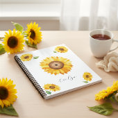 Sunflower Notebook – Design for Gentle Souls Notitieboek