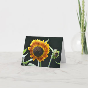 Sunflower Notecard Kaart