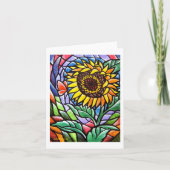 Sunflower Notecard Kaart (Voorkant)
