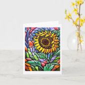 Sunflower Notecard Kaart (Gele Bloem)