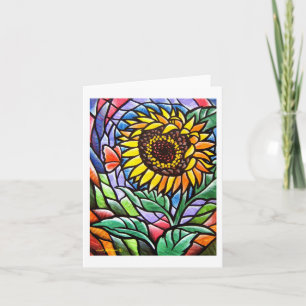 Sunflower Notecard Kaart