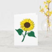 Sunflower Notecard Kaart (Gele Bloem)