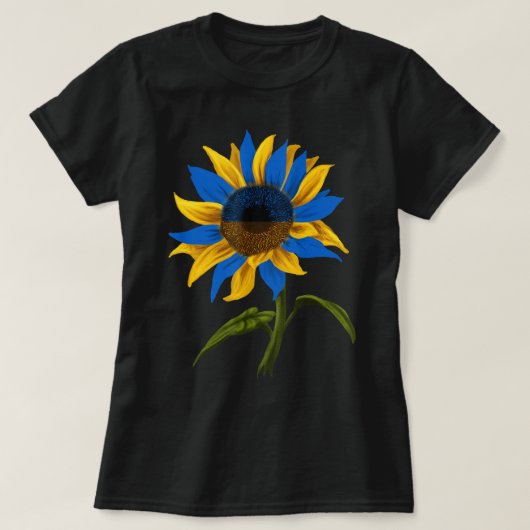 Sunflower Oekrainian Ukraine Flag Stand With Ukrai T-shirt (Design voorkant)