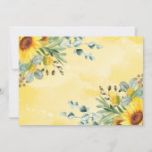 Sunflower Oerwoud Safari Twee Wild Birthday Foto Kaart (Achterkant)