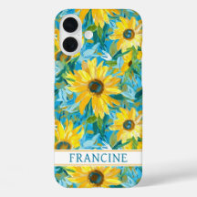 Sunflower Painting Monogrammed