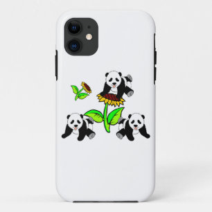 Sunflower Pandas Case-Mate iPhone Case