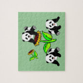 Sunflower Pandas Legpuzzel (Verticaal)