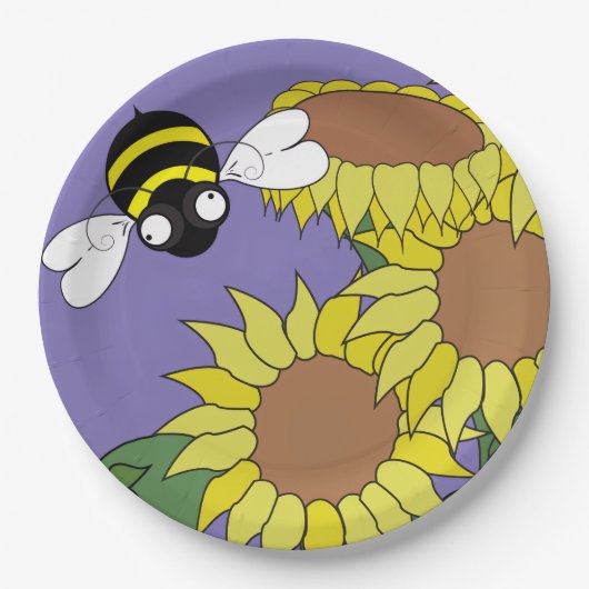 Sunflower Party Bord (Voorkant)