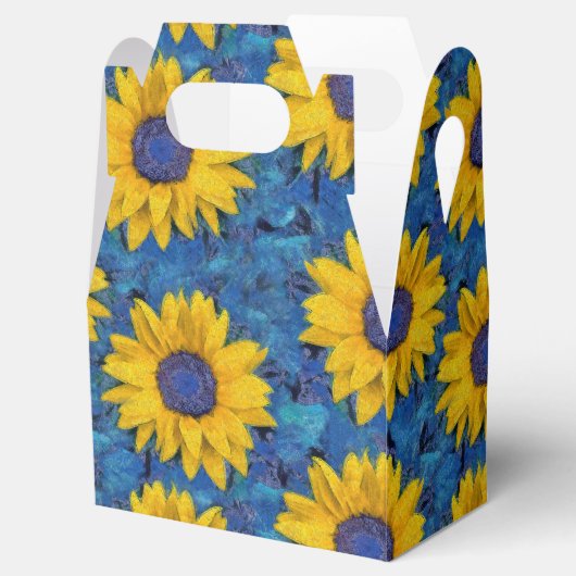 Sunflower Patroon Bedankdoosjes (Geopend)