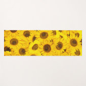 Sunflower Patroon Yogamat (Voorkant (horizontaal))
