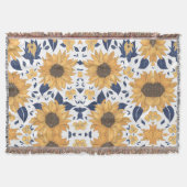 Sunflower pattern cozy Blanket for New Home Deken (Voorkant)