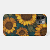Sunflower Pattern – Summer Floral Case-Mate iPhone Case (Achterkant (horizontaal))