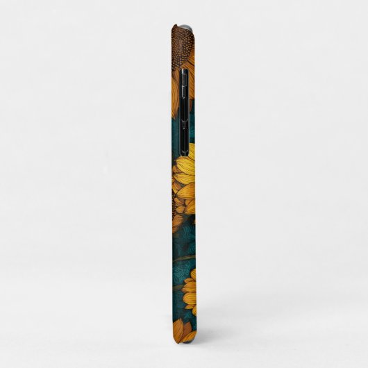 Sunflower Pattern – Summer Floral Case-Mate iPhone Case (Achterkant/links)