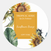Sunflower Perfume Label (Voorkant)