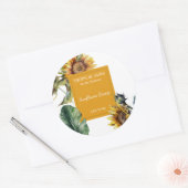 Sunflower Perfume Label (Envelop)