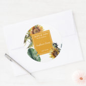 Sunflower Perfume Label (Envelop)