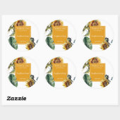 Sunflower Perfume Label (Vel)