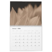 Sunflower Petals in Sepia Tone  Kalender (Jan 2026)